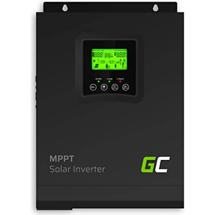 Green Cell® 1000W/2000W 1kW 12V 230V Solar Wechselrichter Off Grid mit Laderegler MPPT Reiner Sinus Volt Spannungwandler Konverter Pure Sine Wave Power Inverter DC AC Umwandler Stromwandler - Green Cell Solar-Wechselrichter, 1000W kontinuierliche Leistung, 12V Batteriespannung, Reine Sinuswelle (Farbe: Nicht spezifiziert) – Bild 1
