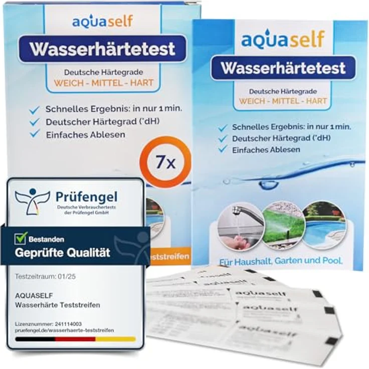 Wasserhärte Teststreifen-dH / 7 Stück – Bild 3