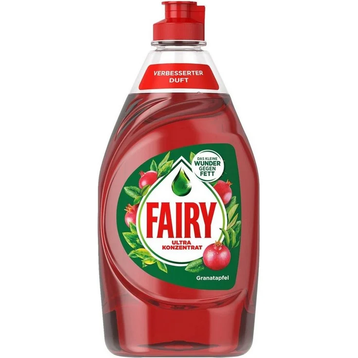 Fairy Ultra Konzentrat Granatapfel, 450ml Geschirrspülmittel mit hoher Fettlösekraft und frischem Duft