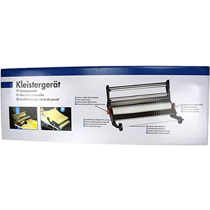 Tapeziermaschine Kleistergerät 56cm Edelstahl Kleistermaschine für Tapetenkleber – Bild 5