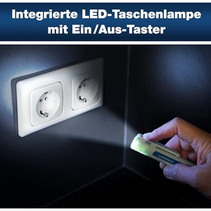 PeakTech Berührungsloser Spannungsprüfer 90...1000 VAC PeakTech 1030 – Bild 6