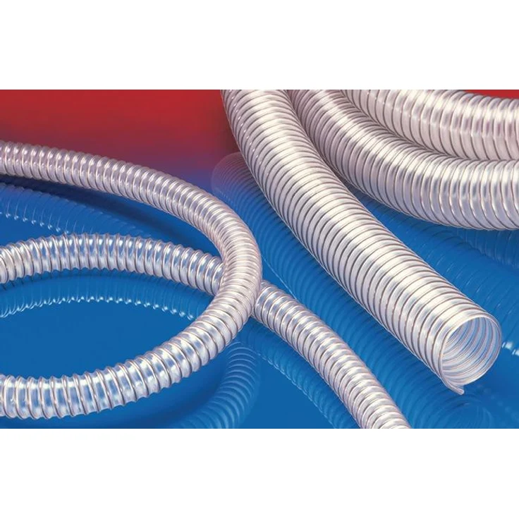 NORRES Förderschl. AIRDUC® PUR 355 FOOD, Schlauch Ø 63-65mm, Anschluss Ø 75mm, Länge 15m, Wandstärke 5mm