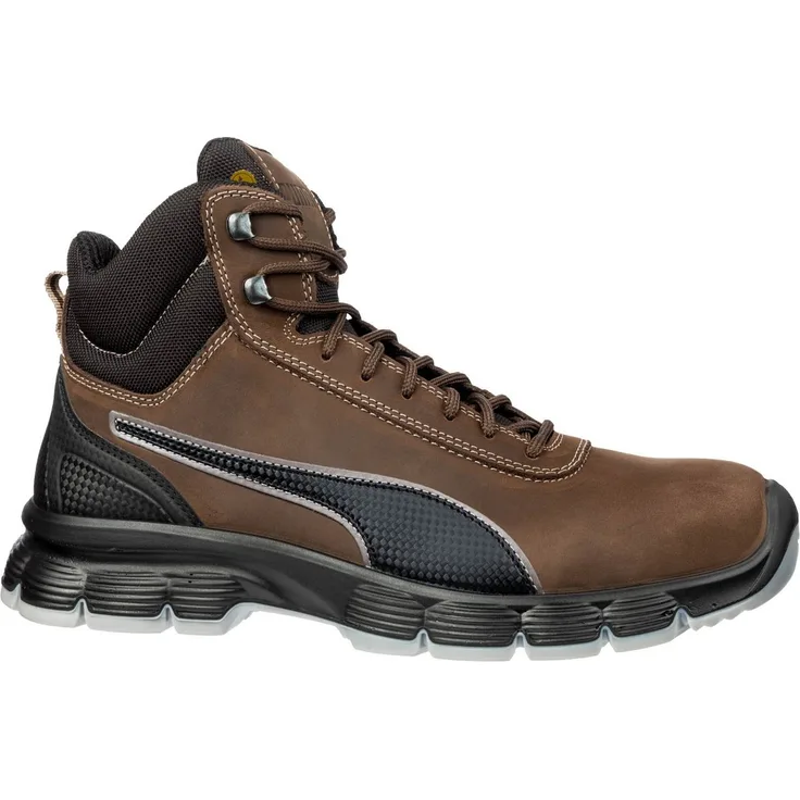PUMA Safety CONDOR BROWN MID Arbeitsschuh, mit optimiertem Dämpfungskonzept