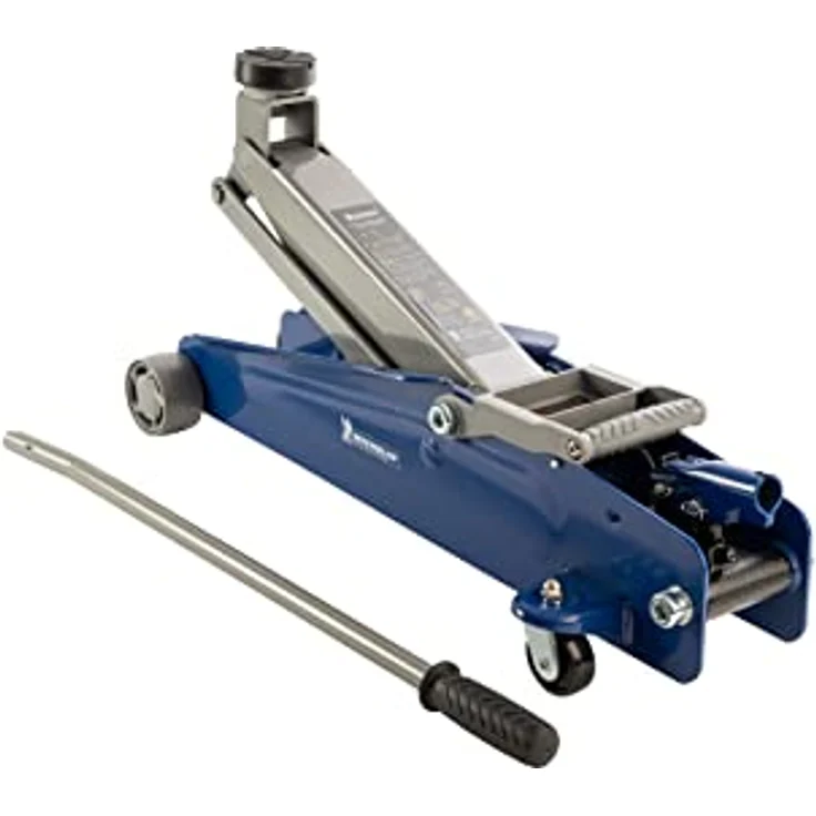 MICHELIN Hydraulischer Rangierwagenheber 2,25t Für SUVs und Geländewagen, Kfz Wagenheber mit Tragegriff, 009555, Blau – Bild 3