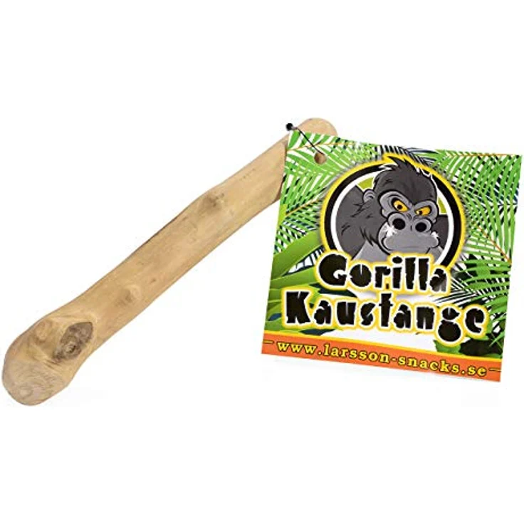 Larsson | Gorilla Kaffeeholz für Hunde Größe S Kaustangen, Kauholz für Hunde - EIN gesundes Hundespielzeug für langanhaltenden Kauspaß ca. 50-100g – Bild 1