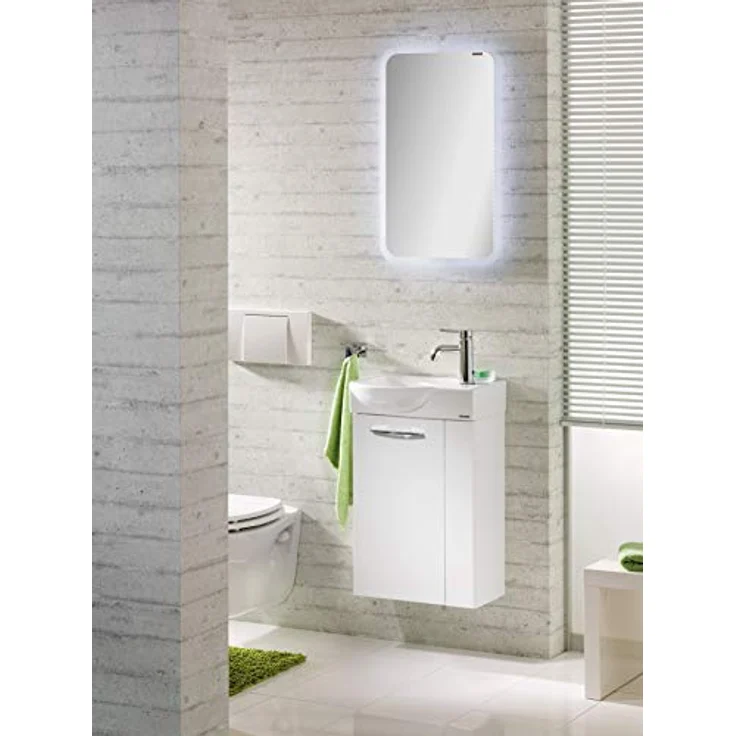 Fackelmann A-VERO Waschbecken 45 cm aus Keramik – Bild 6