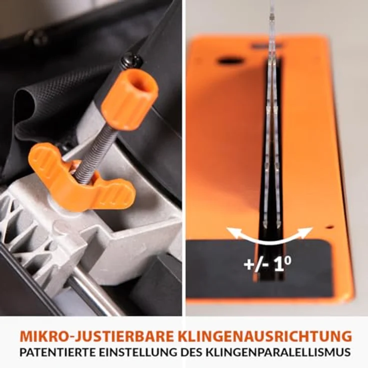 Evolution Power Tools R255TBL Tischkreissäge, Tragbare Multimaterialsägemaschine mit 85 mm Schnitttiefe und 45° Neigewinkel – Bild 5