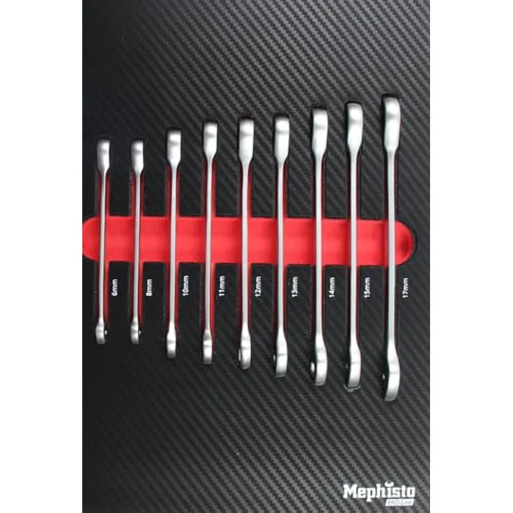 Mephisto-Tools Werkzeugwagen ProLine, Full Black Edition, mit Chrome Vanadium Stahlwerkzeugen – Bild 5