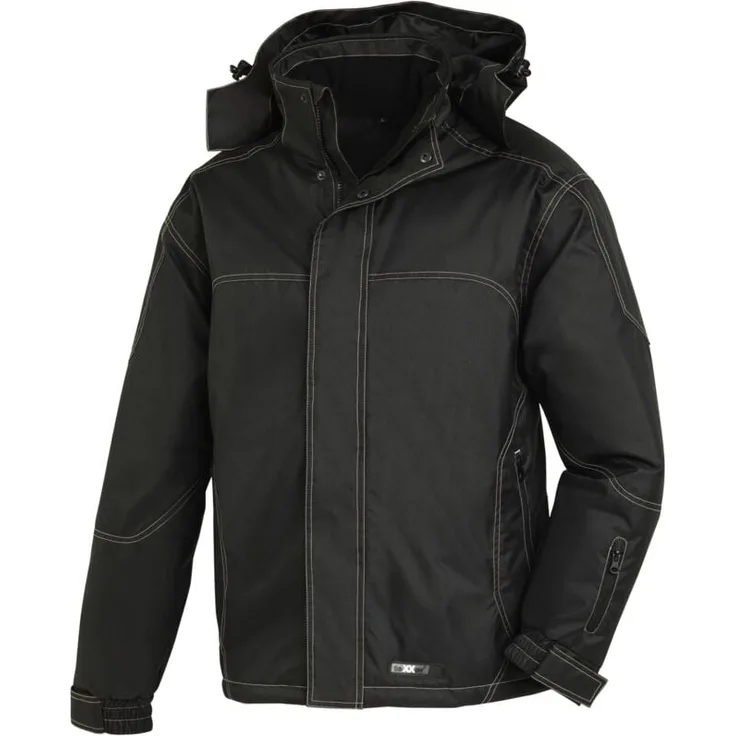 TRIZERATOP teXXor® Winter-Jacke ASPEN, wind- und wasserdicht mit wärmendem Steppfutter, Schwarz