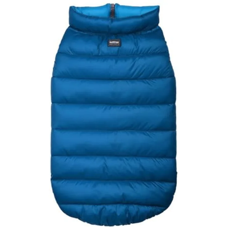 Red Dingo Wendbarer Pufferjacke für Hunde, hochwertiger Hundemantel, rot