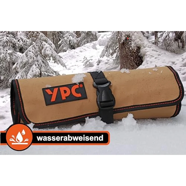 YPC VarioRoll L, Werkzeugtasche rollbar 45x32cm, 10 Steckfächer, 4 Halteschlaufen, wasserfestes Oxford 600D Polyester – Bild 3
