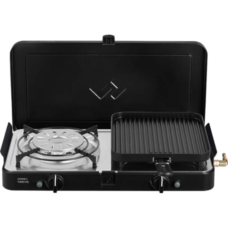Cadac 2 Cook 3 Turbo Deluxe 30 mbar, Gasgrill mit Turbofunktion – Bild 5