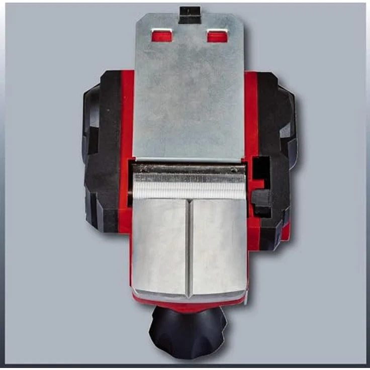 Einhell Elektrohobel TC-PL 750 (750 W, bis 2mm Spantiefe, große Messerwelle, automatischer Parkschuh, inkl. Parallel--Falztiefenanschlag, Wendemesser) – Bild 4