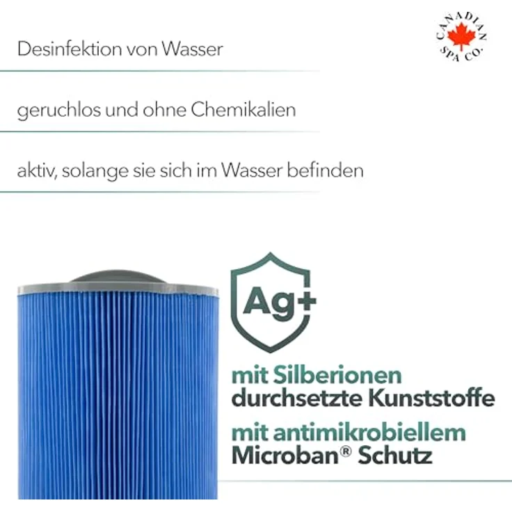 Canadian Spa Company Glacier Filterset, 2er Pack für Whirlpools mit Silberionen und antimikrobiellem Schutz – Bild 4