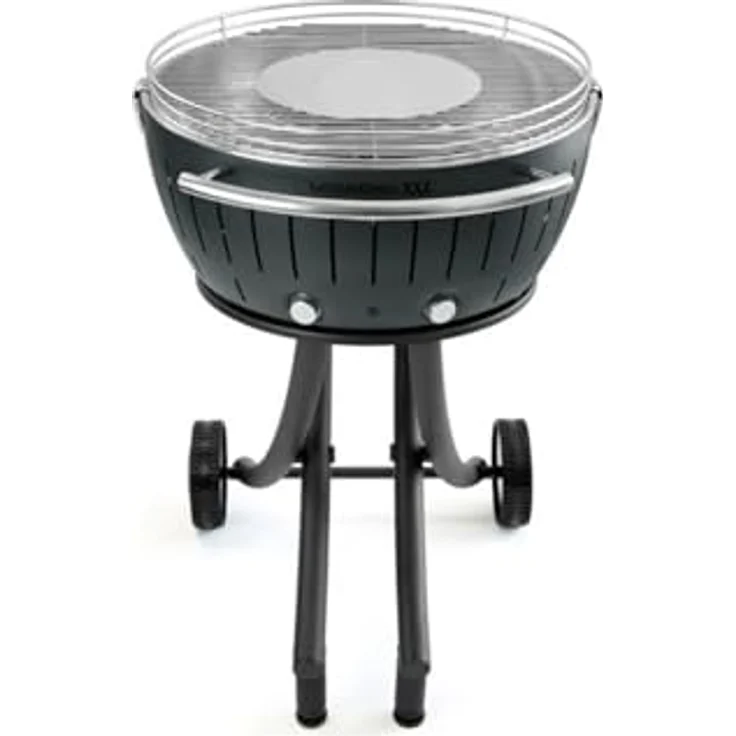 LotusGrill LG-AN-600 Holzkohlegrill, Anthrazitgrau, XXL, 78x78x48 cm – Bild 2