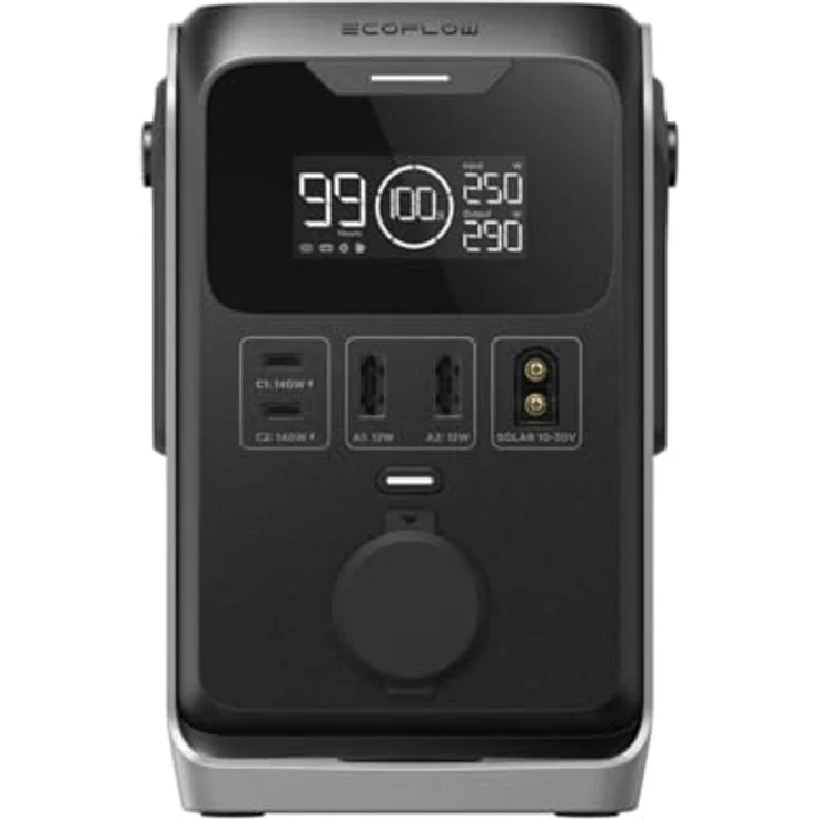 EcoFlow TRAIL 300 DC, Portable Power Station 288Wh mit 2 USB-A und 2 USB-C Anschlüssen, leicht und kompakt (2,58 kg) – Bild 3