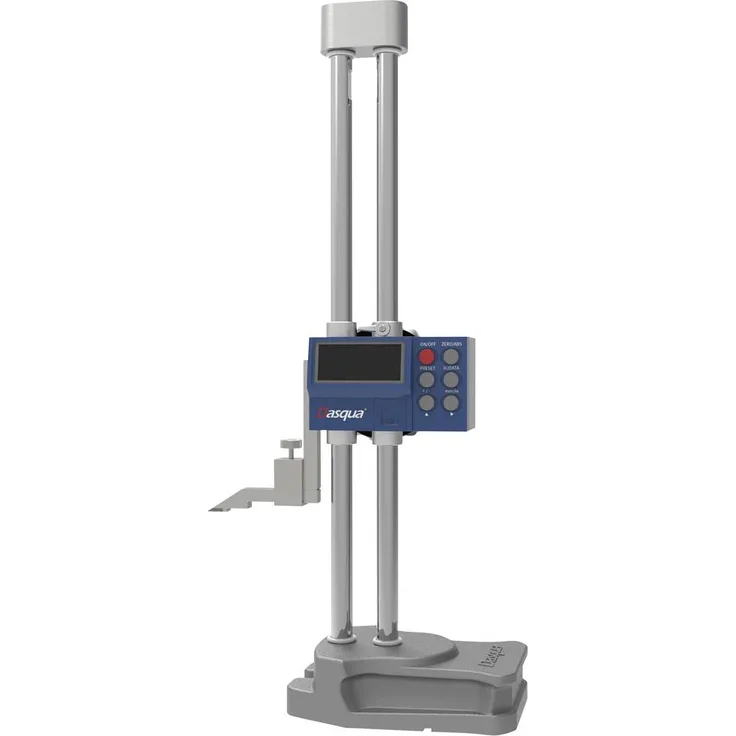 Dasqua 3230-8115-A Digitales Doppelbalken-Höhenmessgerät, Messbereich 0 - 600mm, robustes Design mit großem LCD-Display