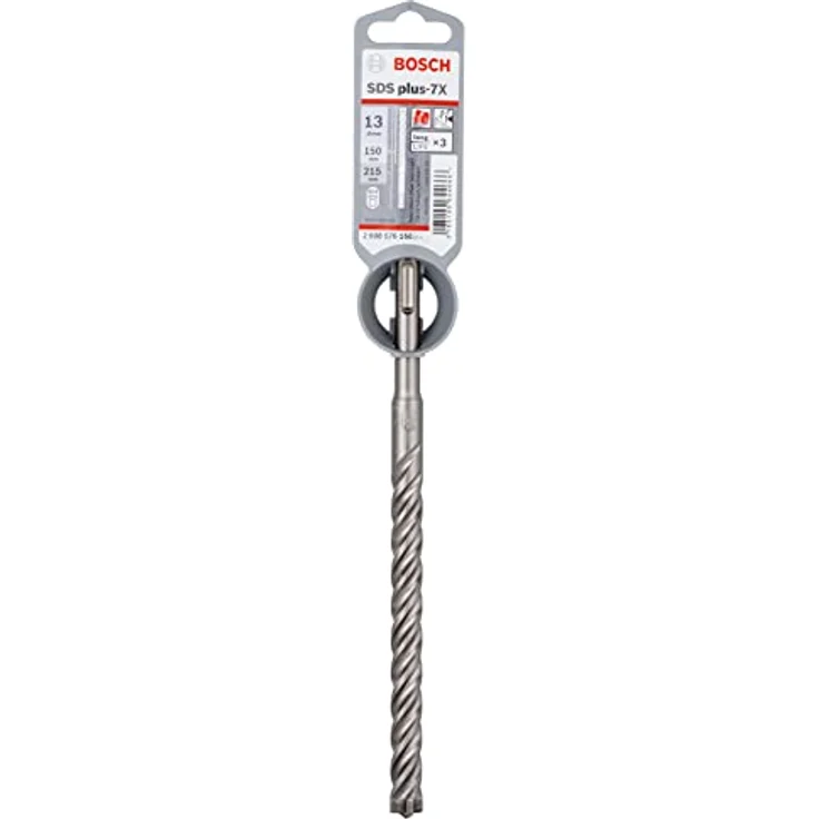Bosch Professional Hammerbohrer SDS Plus-7X (für Beton und Mauerwerk, 13 x 150 x 215 mm, Zubehör Bohrhammer) – Bild 2