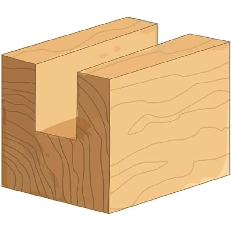OTTO Bündigfräser 1/2 Zoll, Hartmetallschneide, Doppelschneidig, max. 13.000 min-1, 1/2 x 2 Zoll – Bild 3