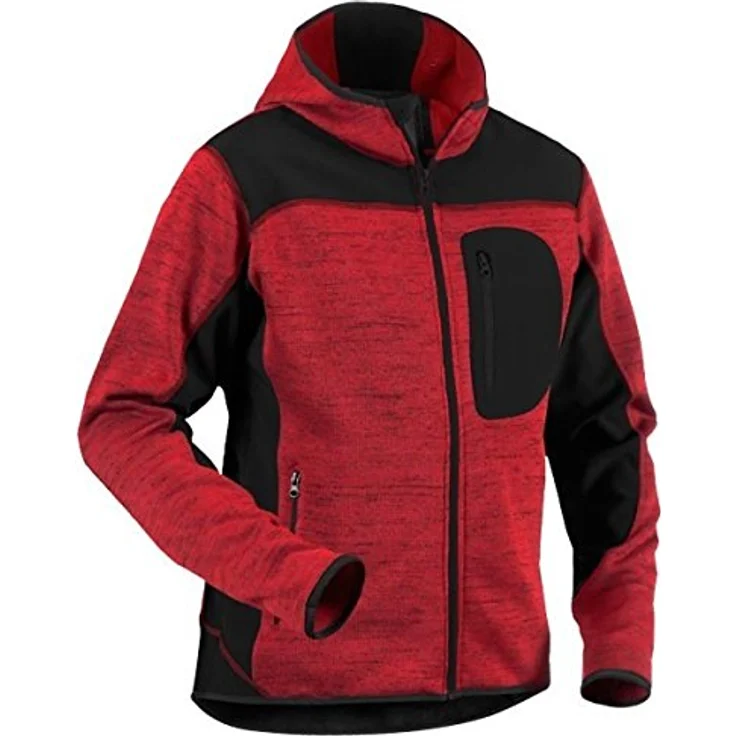 Blakläder 4930, Arbeitsjacke Kapuzenjacke Strick Softshell, mit gefütterter Kapuze und Taschen mit Reißverschluss, Größe S – Bild 1