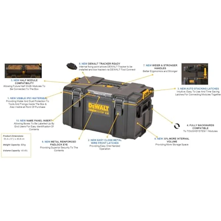 DeWalt DWST83294-1 DWST83294-1-Caja Herramientas DS300 TOUGHSYSTEM – Bild 6