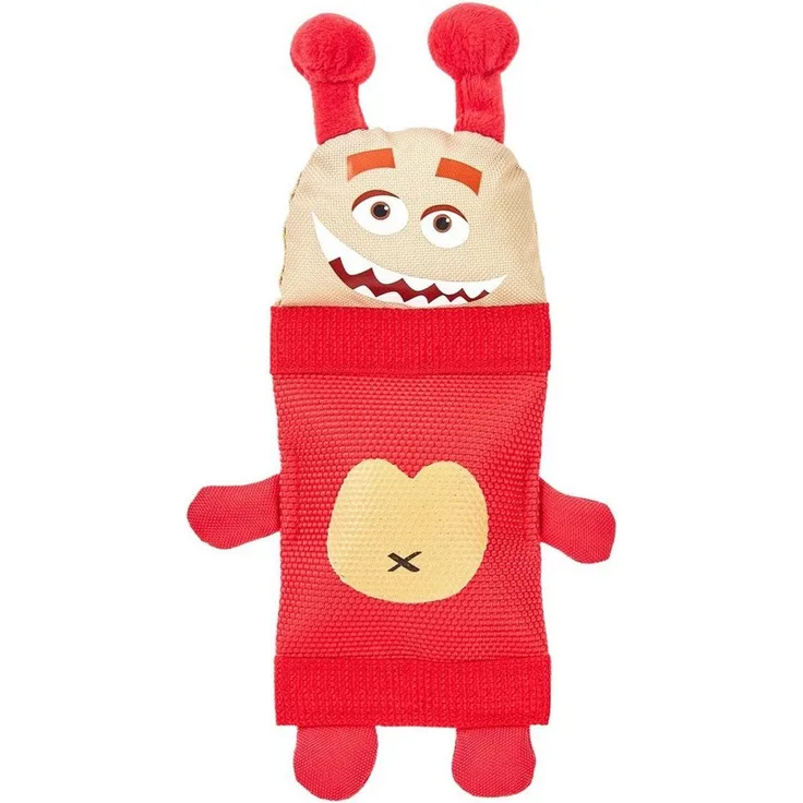 Wolters Spielknochen Hundespielzeug Funny Dummy rot, besonders robust und schwimmfähig