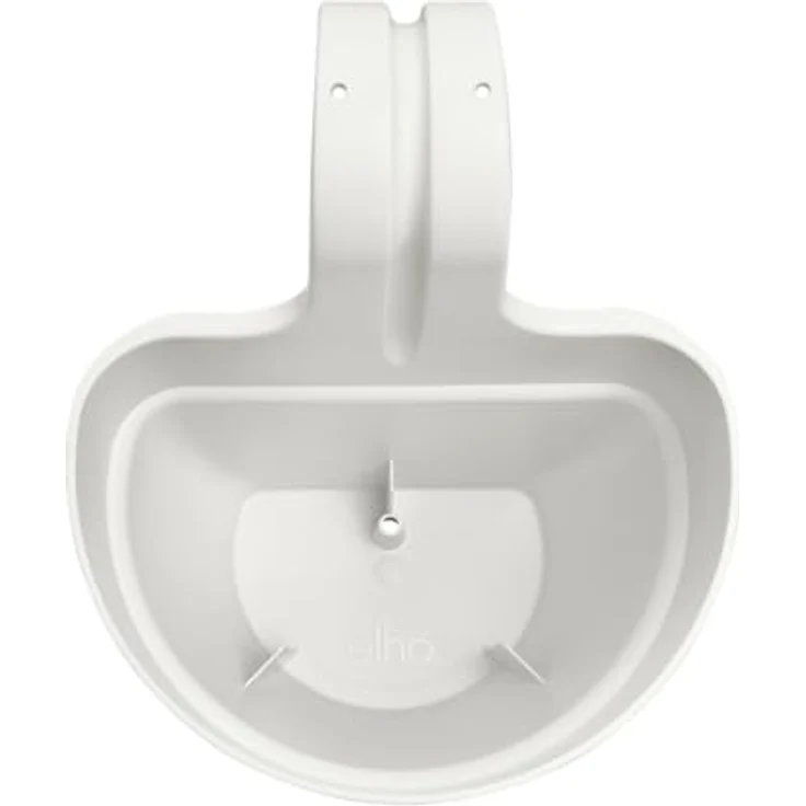 elho Vibia Campana Easy Hanger S 21 - Übertopf für Balkon & Außen - Ø 20.5 x H 26.5 cm - Weiß/Seidenweiß – Bild 4