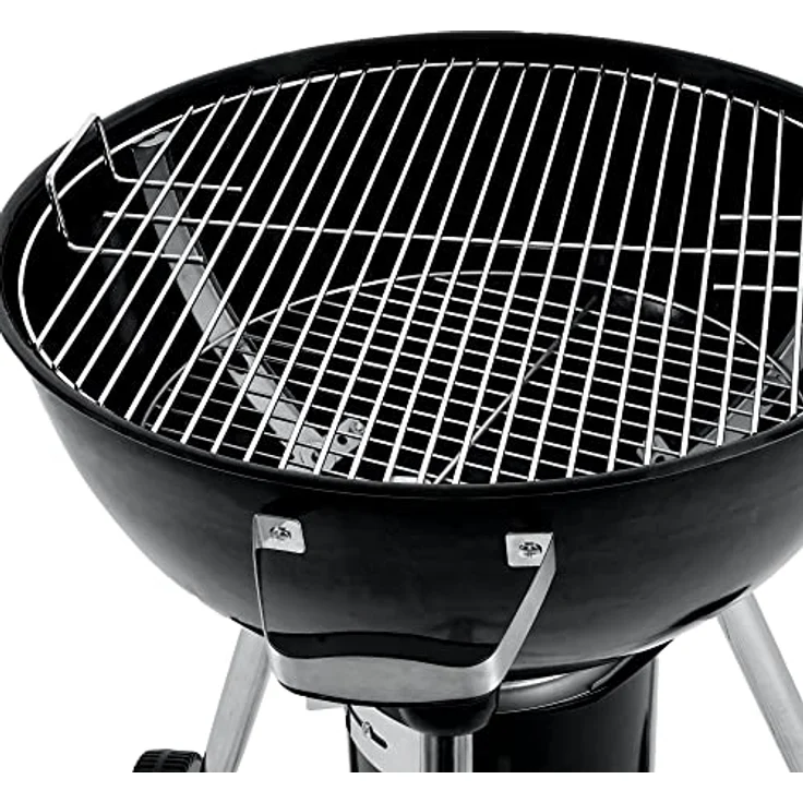 BBQ-Toro Kugelgrill Ø 57 cm | Grillfläche Ø 53,5 cm | BBQ Kugelgrill Holzkohle, Barbecue Kugelgrill, Grill Holzkohle rund, Holzkohlegrill mit Deckel – Bild 5