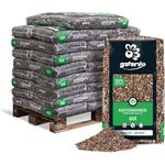 GALAMIO Kiefernrinde Kiefernmulch Rindenmulch 10-20mm, rotbraun, 1.560l (26 x 60l Säcke) - Langlebiger, dekorativer Bodenabdecker zur Unkrautverriegelung