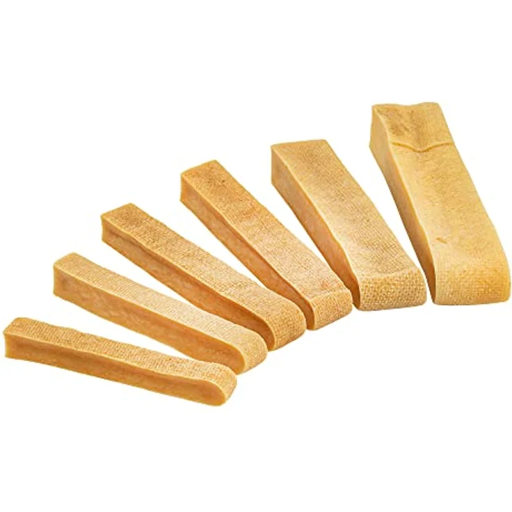 AniCanis Käseknochen für Hunde - Käse Kauknochen aus Deutscher Weidemilch - Hartkäse Käsestangen - Zahnstein, Zahnpflege-Snack - L – Bild 2