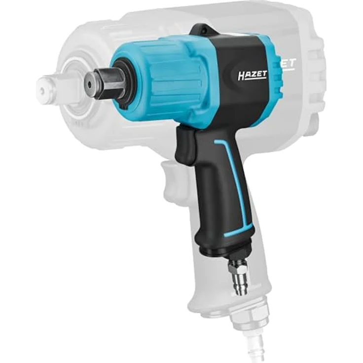 Hazet 3/4" Twin Turbo Schlagschrauber 9013MTT, Hochleistungs-Doppelhammer-Schlagwerk, Kompakte Bauweise, Vibrationsarm - Schwarz – Bild 2