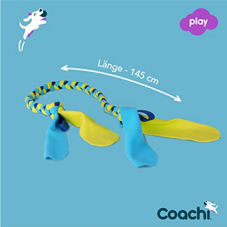Company of Animals Coachi Tuggi Tug, robustes Zerrspielzeug für Hunde, ideal für Rückruftraining und Agility – Bild 3