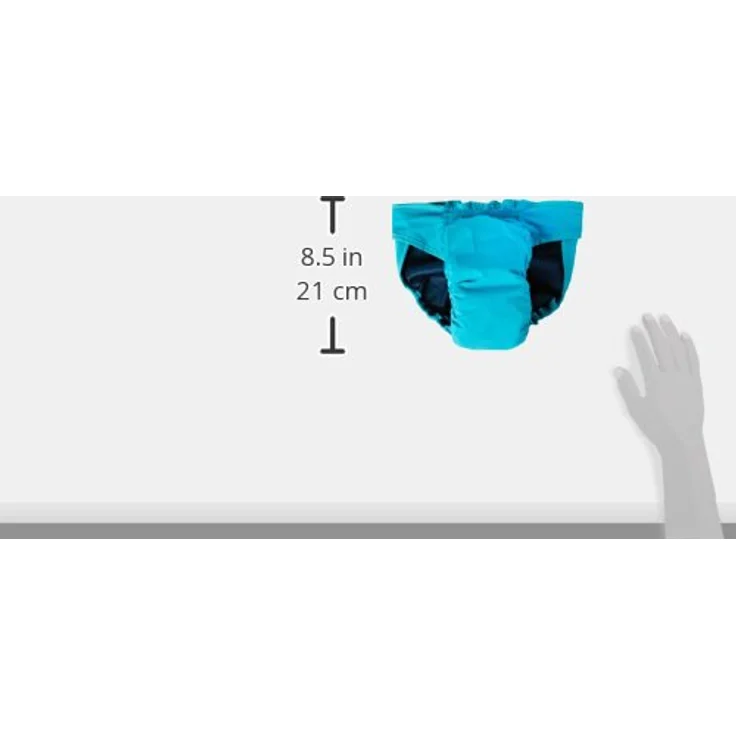 Simple Solution Waschbare Hunde Windeln XL, Super-absorbierend, für Hündinnen 25-40 kg mit Schwanzloch und repositionierbaren Verschlüssen – Bild 4