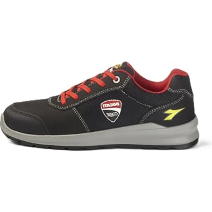 Diadora SPEEDY Race Low 181702 S1PS, Sicherheitsschuhe mit Stahlkappe, schwarz-grau, Größe 40 – Bild 1