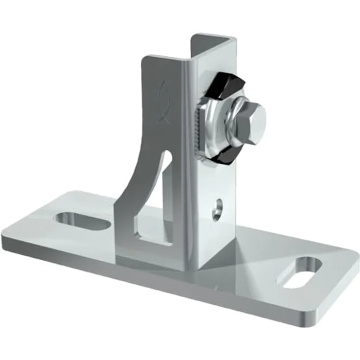 Fischer Sattelflansch SF Clix 31, Stahl verzinkt, Polypropylen, 10 Stück, M8, max. Zuglast 2 kN, schwarz – Bild 1