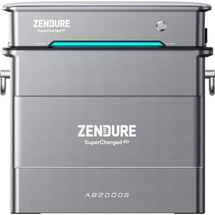 Zendure SolarFlow Bundle Hyper 2000 + AB2000S, Hybrid Inverter mit 1920Wh Kapazität, modulare Erweiterbarkeit, IP65 Schutz