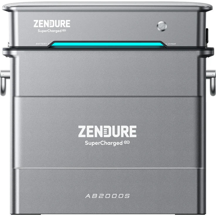 Zendure SolarFlow Bundle Hyper 2000 + AB2000S, Hybrid Inverter mit 1920Wh Kapazität, modulare Erweiterbarkeit, IP65 Schutz