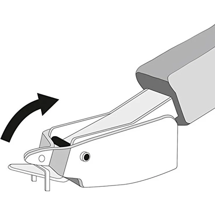 TOYA Handtacker Klammerentferner Typ 71160 Entklammerer, (1 Stück) - Hochwertiger Klammer-Entferner mit breiter Fußfläche und ergonomischem Kunststoffgriff, TOYA – Bild 4