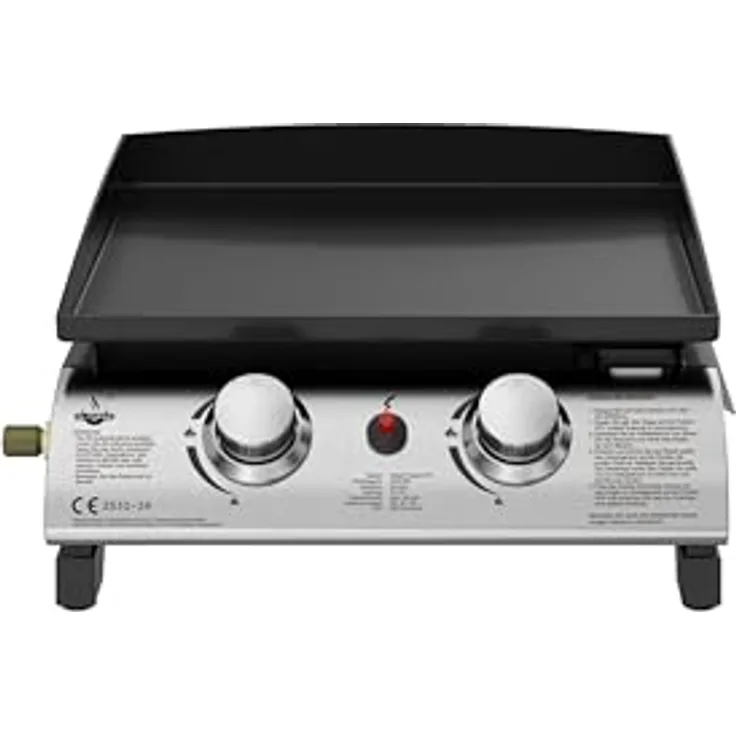 Plancha Gasgrill "AUSTIN II" von El Fuego® | inkl. Gasschlauch und Druckminderer | 2 Hauptbrenner mit je 2,5 kW | Grill BBQ | AY 4410