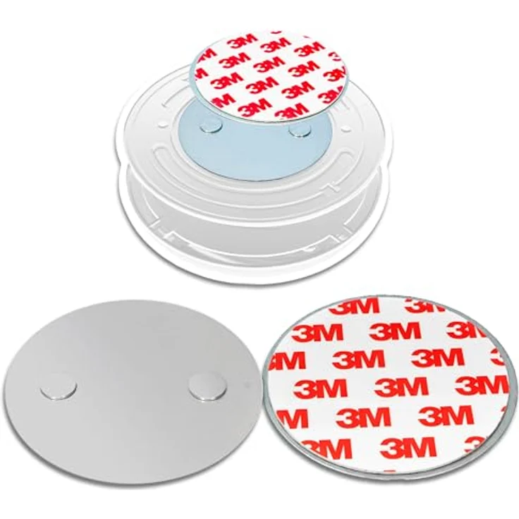 Nemaxx 5X Nemaxx NX1 Quickfix Magnet für Rauchmelder, Funkrauchmelder, Rauchmelder - Top Qualität - Extra stark – Bild 2