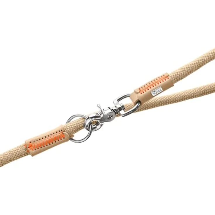 HUNTER Verstellbare Führleine Malia 3-fach verstellbar, dunkelgrün/dunkelbraun, Made in Germany – Bild 3