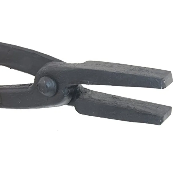 Picard Flachmaul-Schmiedezange 1600 g, Vernietet mit Halbrundnieten, 600 mm, blau