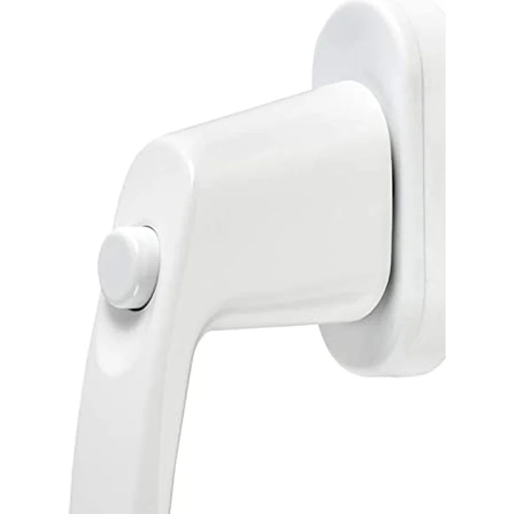 5 x Fenstergriff mit Druckknopf und 45° Raster 28 x 151 x 62 mm weiß Aluminium Türgriff Terassentürgriff Fensteroliven von SO-TECH® – Bild 3