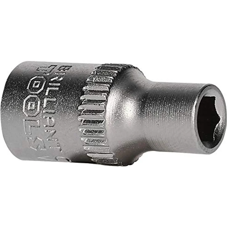 Brilliant Tools Sechskant-Stecknuss BT020932, 1/4" Innenvierkant-Antrieb, 5 mm, matt verchromt, langlebig aus Chrom-Vanadium-Stahl – Bild 5