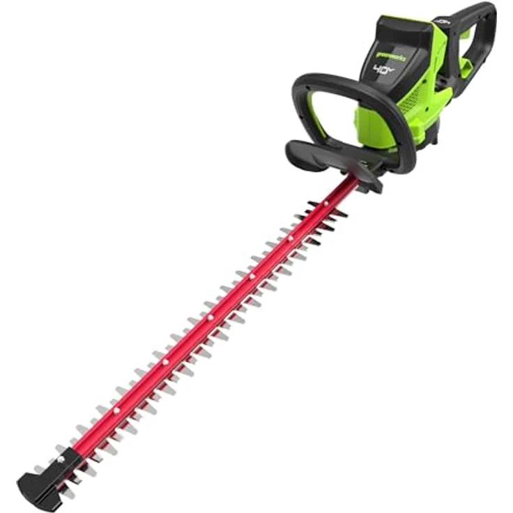 Greenworks Heckenschere, drahtlose Doppelmesser-Heckenschneider, 66 cm, bis 28 mm, 3400 SPM, ohne Akku – Bild 1
