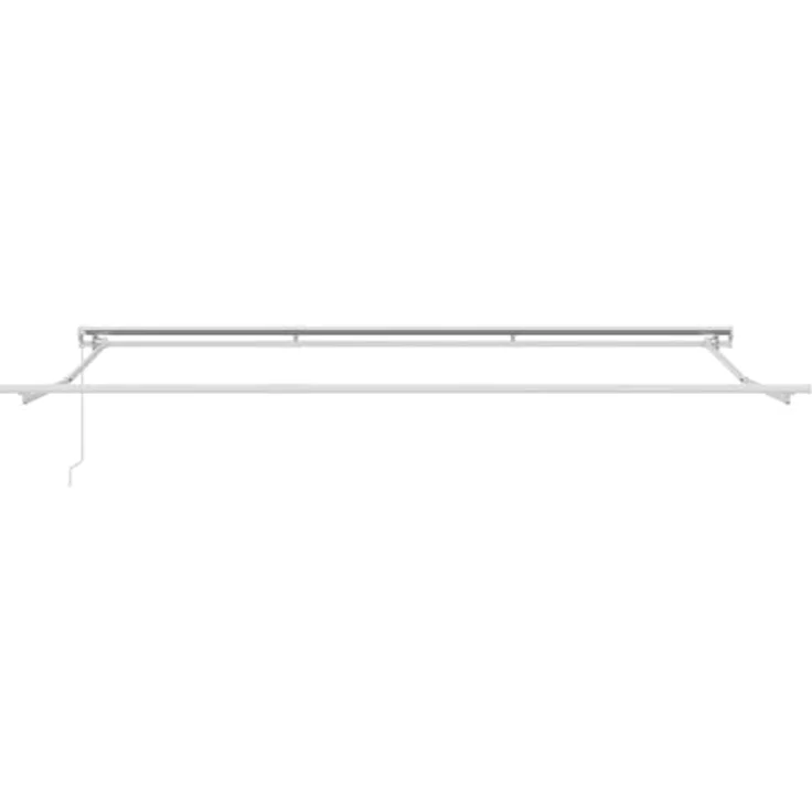 vidaXL Manuell einziehbare Markise, Bordeauxrot 4,5 x 3,5 m – Bild 8