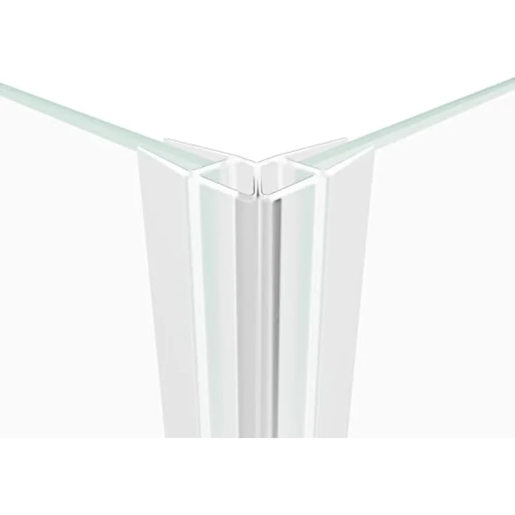 Schulte Eckeinstieg Sunny, 4-teilig mit Schiebetüren, verstellbar 80-100 x 100-120 cm, 4 mm ESG-Sicherheitsglas, Silberfarben – Bild 5