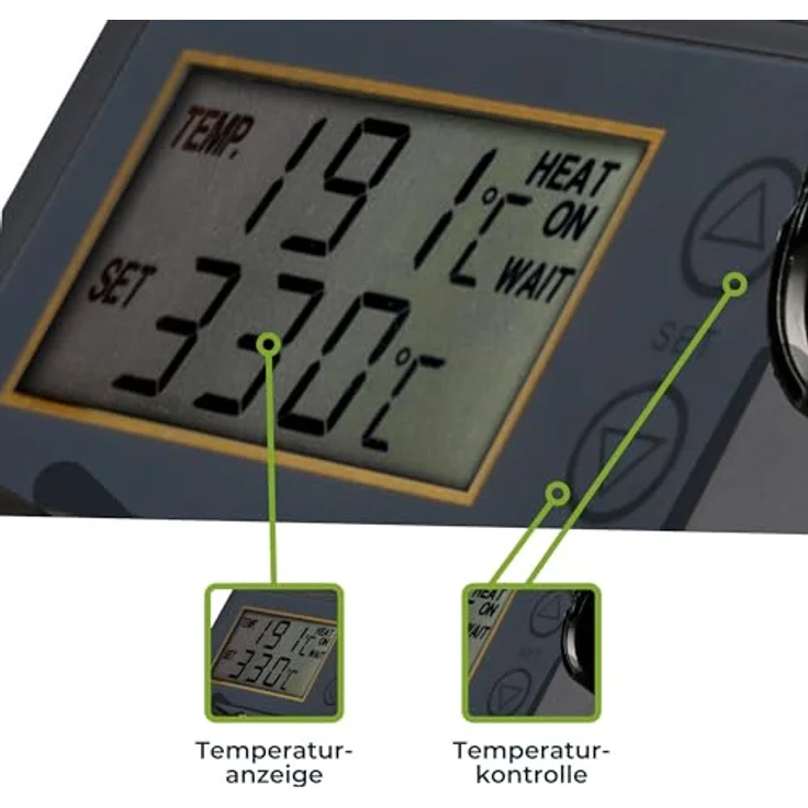 VELLEMAN - VTSSC40N Lötstation digital 48 W plus 150 bis plus 450 °C 420165 – Bild 6
