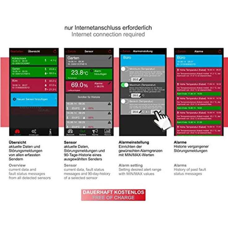 Technoline Fensterkontakt 3er Set MA 10800-3 – Bild 6