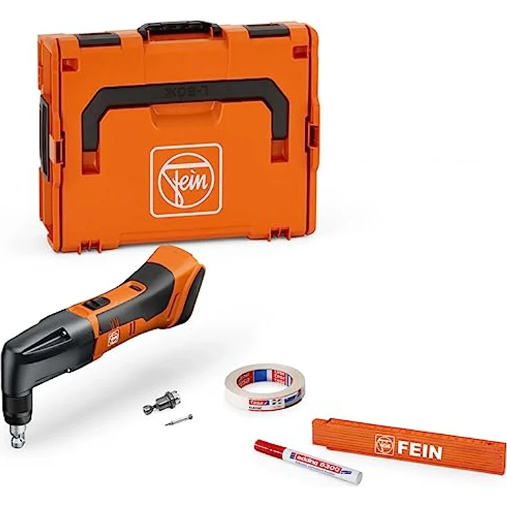 Fein Elektroblechschere ABLK 18 1.3 CSE AS Set, Akku-Knabber bis 1,3 mm, variabel einstellbare Schneidrichtung, 66 m Schneidkapazität, 1,9 m/min Schneidgeschwindigkeit – Bild 1